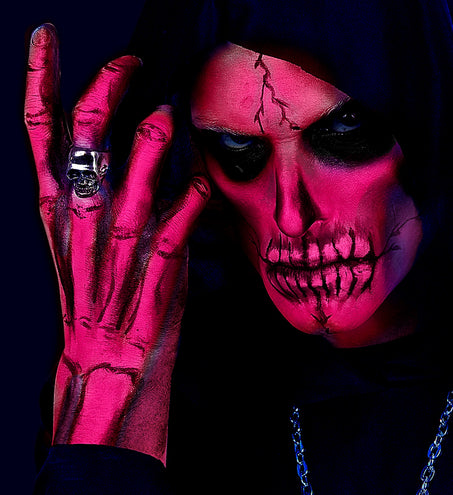 Widmann SRL Aqua schmink neon roze