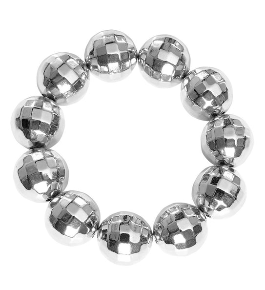 Widmann SRL Armband disco bal zilver
