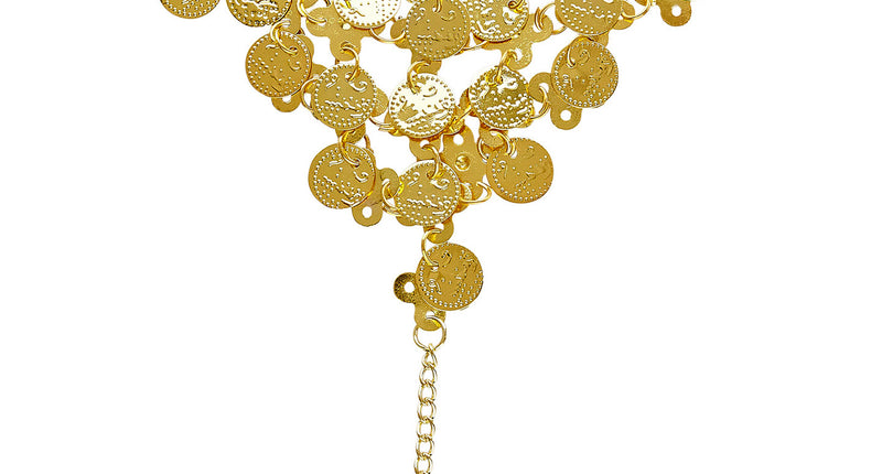 Widmann SRL Armband met ring van nep goud met edelsteen voor carnaval