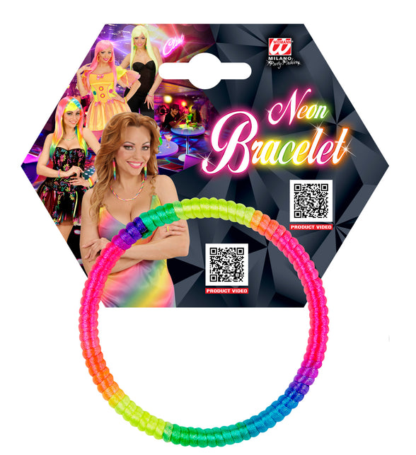 Widmann SRL Armbandje met neon kleuren