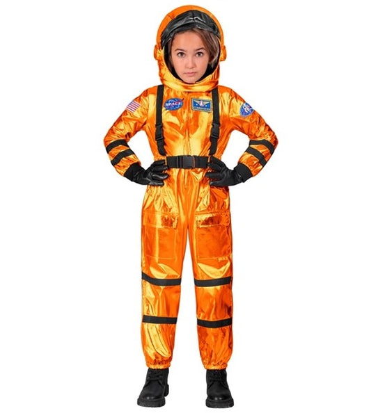 Widmann SRL Astronaut kostuum oranje Teun kind