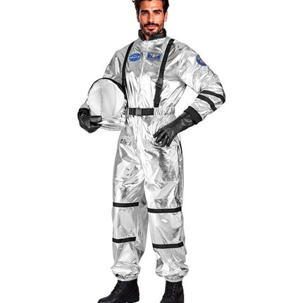 Widmann SRL Astronauten kostuum zilver Remi heren