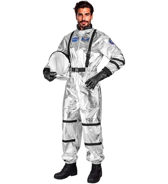 Widmann SRL Astronauten kostuum zilver Remi heren