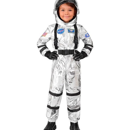 Widmann SRL Astronauten kostuum zilver Roos kinderen
