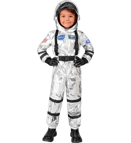 Widmann SRL Astronauten kostuum zilver Roos kinderen