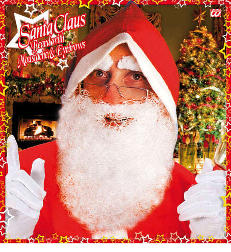 Widmann SRL Baard kerstman met snor goedkoop
