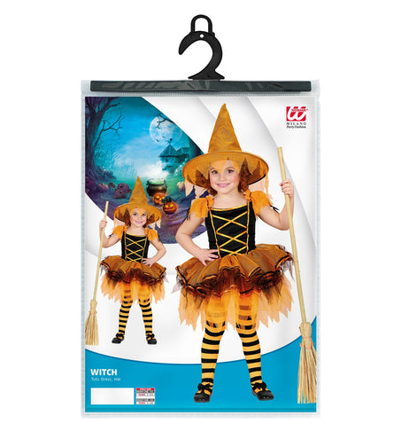 Widmann SRL Ballerina heksen jurkje oranje