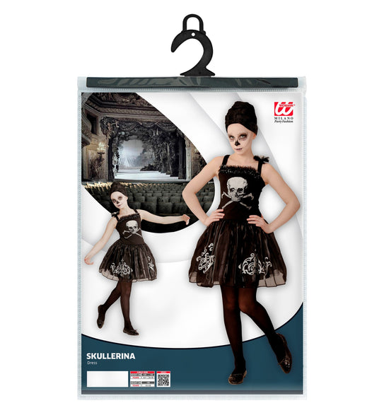 Widmann SRL Ballerina jurk met schedels