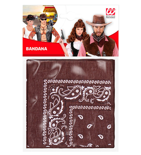 Widmann SRL Bandana bruin 55X55