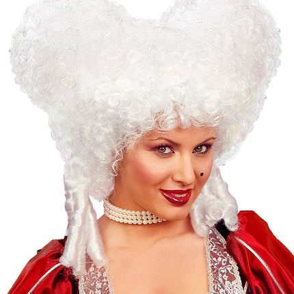 Widmann SRL Barok pruik wit