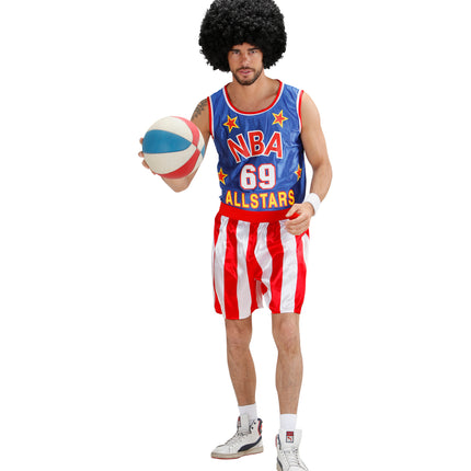 Widmann SRL Basketballer kostuum Sem volwassenen