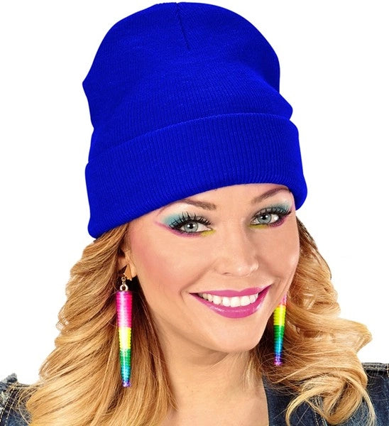 Widmann SRL Beanie blauw muts Gijs