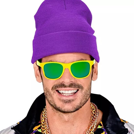 Widmann SRL Beanie paars muts Thomas