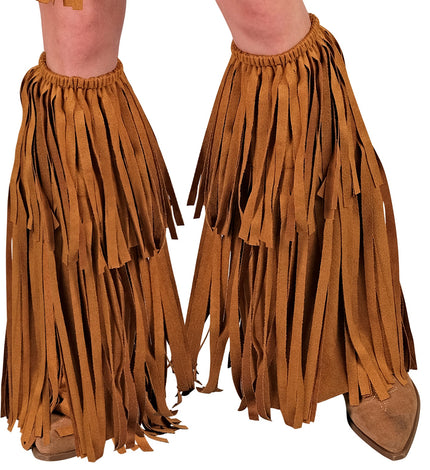 Widmann SRL Beenwarmer met franjes