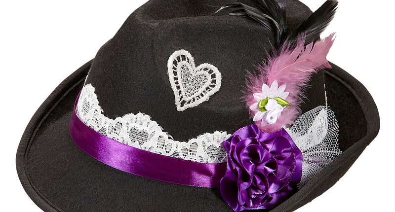 Widmann SRL Beierse Fedora hoed  met decoratie