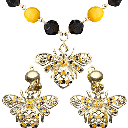 Widmann SRL Bijen halsketting en oorbellen bij Zoem