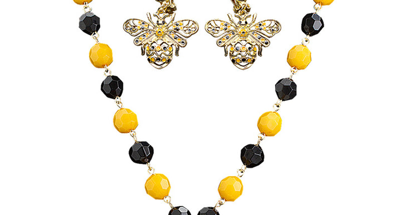 Widmann SRL Bijen halsketting en oorbellen bij Zoem