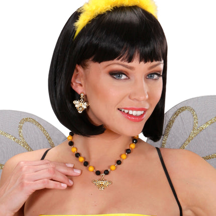 Widmann SRL Bijen halsketting en oorbellen bij Zoem