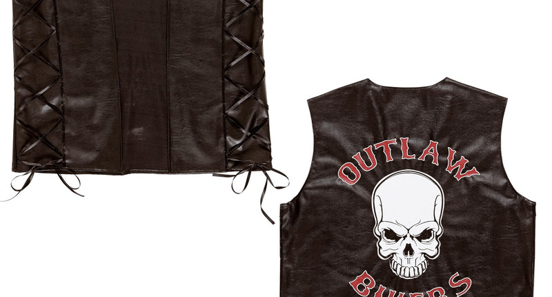 Widmann SRL Bikervest Outlaw lederlook