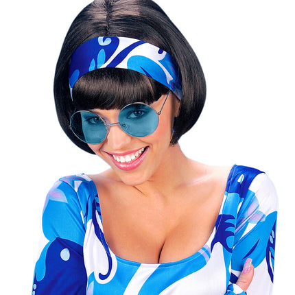 Widmann SRL Blauwe bril jaren 70