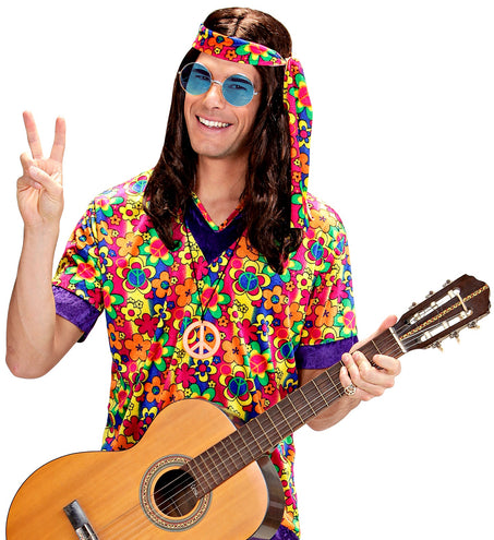 Widmann SRL Blauwe bril jaren 70