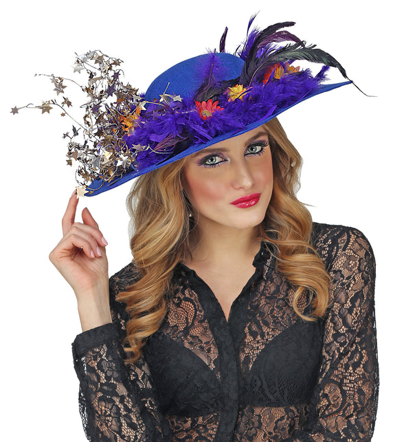 Widmann SRL Blauwe dames flaphoed