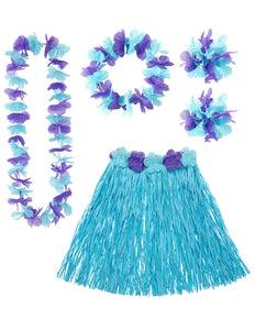 Widmann SRL Blauwe Hawaii set Bella