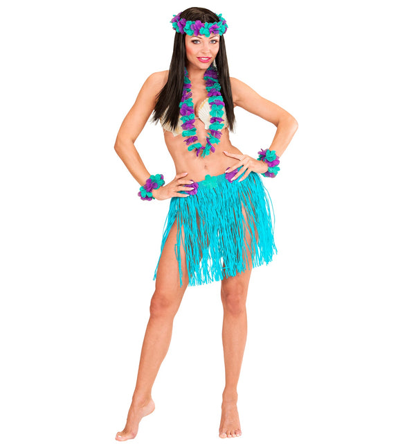 Widmann SRL Blauwe Hawaii set Bella