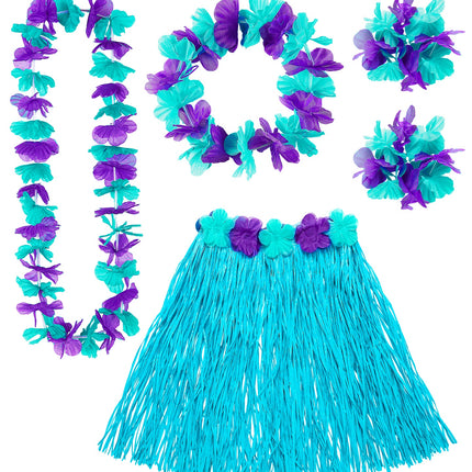 Widmann SRL Blauwe Hawaii set Bella