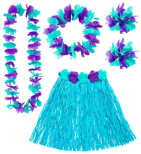 Widmann SRL Blauwe Hawaii set Bella