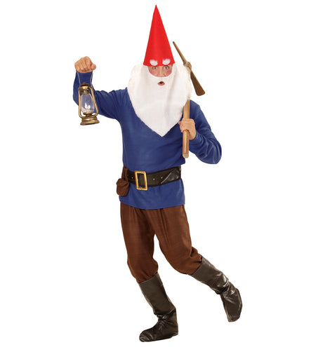 Widmann SRL Blauwe kabouter Wesley kostuum