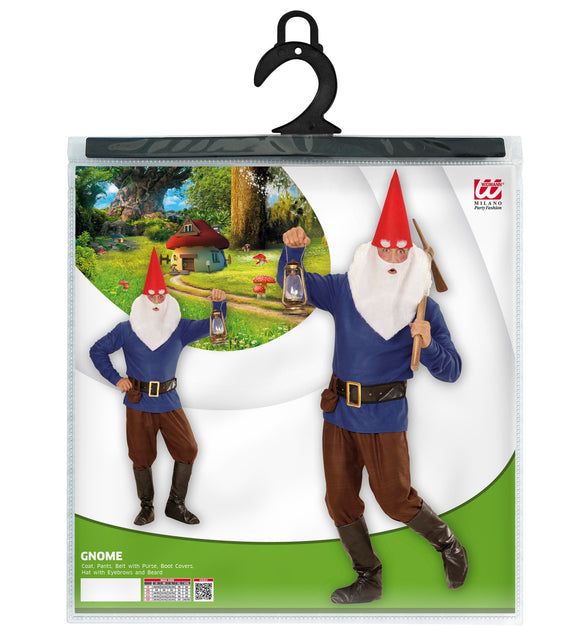 Widmann SRL Blauwe kabouter Wesley kostuum