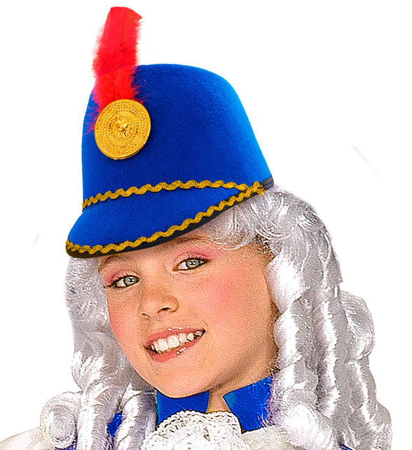 Widmann SRL Blauwe majorette hoed kind