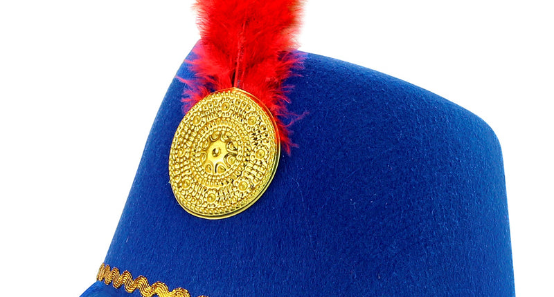 Widmann SRL Blauwe majorette hoed kind