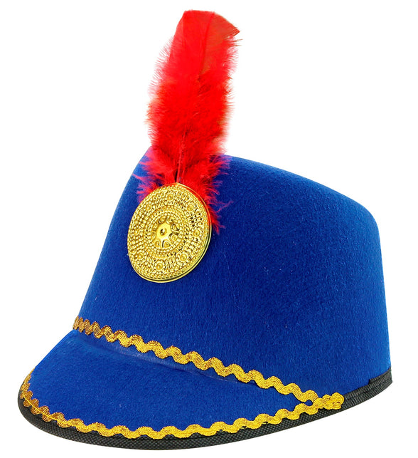 Widmann SRL Blauwe majorette hoed kind