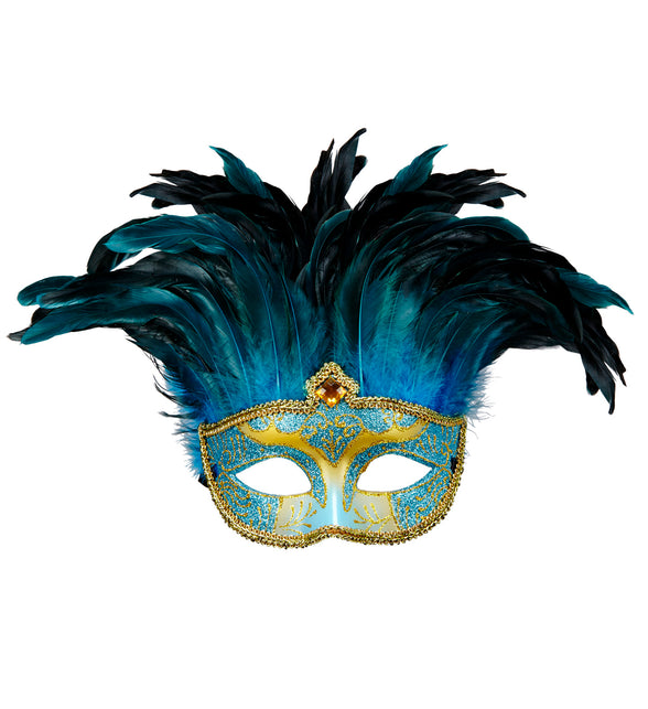 Widmann SRL Blauwe oogmaskers