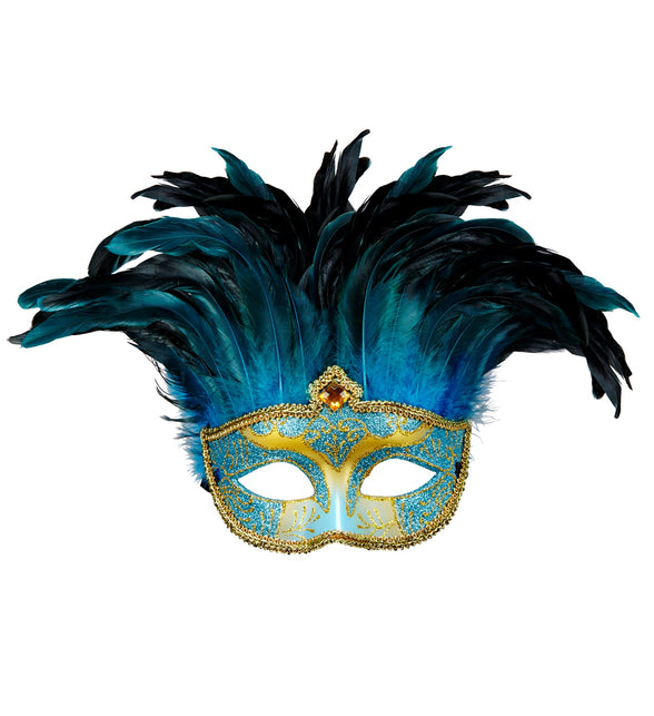 Widmann SRL Blauwe oogmaskers