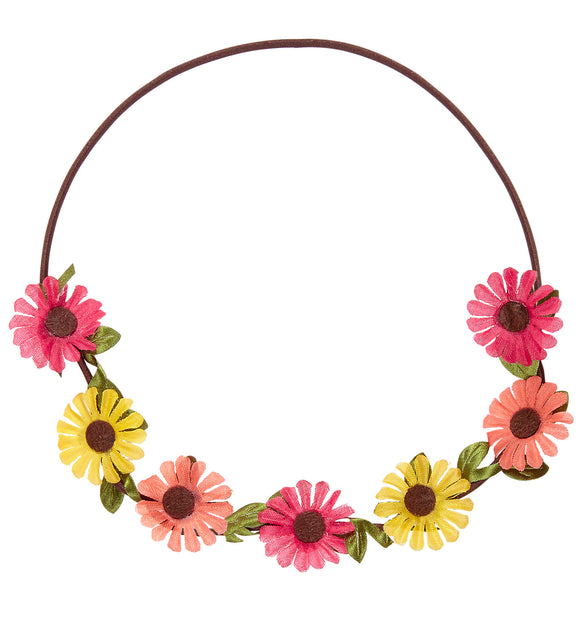 Widmann SRL Bloemen hoofdband met veel kleur