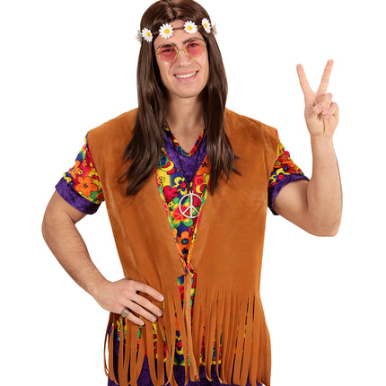 Widmann SRL Bloemen hoofdband voor hippies