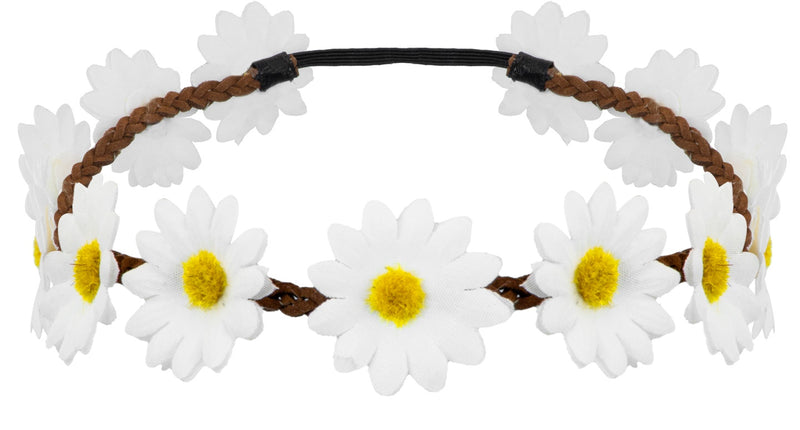Widmann SRL Bloemen hoofdband voor hippies