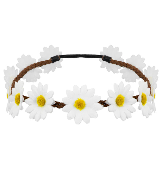 Widmann SRL Bloemen hoofdband voor hippies