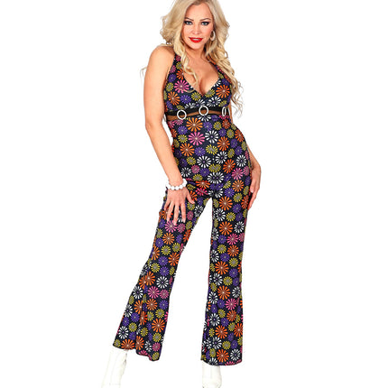 Widmann SRL Bloemenprint jumpsuit jaren 70