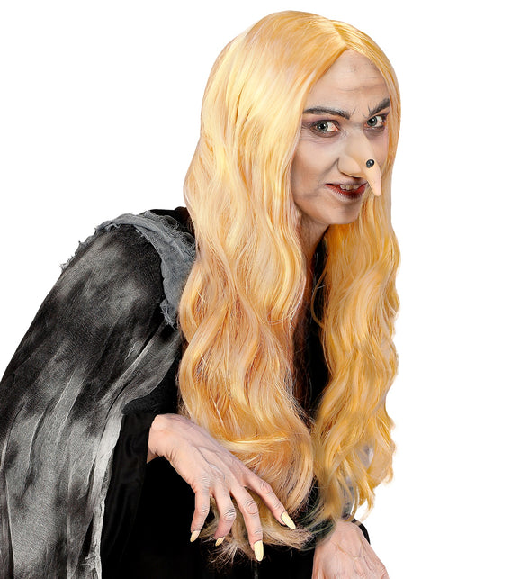 Widmann SRL Blonde heksen pruik Morgana