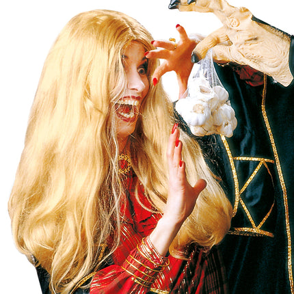 Widmann SRL Blonde heksen pruik Morgana