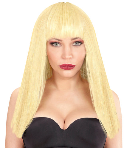 Widmann SRL Blonde pruik met pony