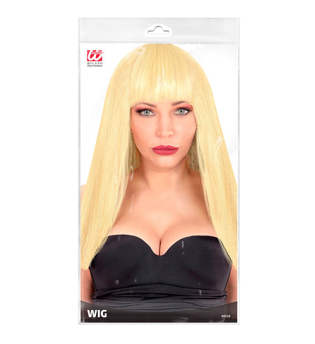 Widmann SRL Blonde pruik met pony