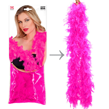 Widmann SRL Boa Esther donker roze 180cm