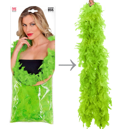 Widmann SRL Boa Esther lime groen 180cm