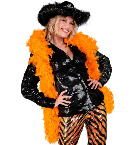 Widmann SRL Boa Esther oranje 180cm