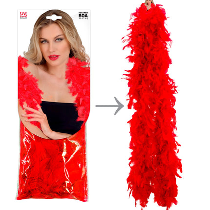 Widmann SRL Boa Esther rood 180cm